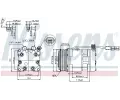 NISSENS Kompresor klimatizace NIS 89139, 89139