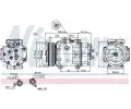 NISSENS Kompresor klimatizace NIS 89143, 89143