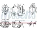 NISSENS Kompresor - klimatizace NIS 89163, 89163
