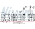 NISSENS Kompresor klimatizace NIS 89177, 89177