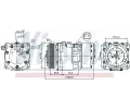 NISSENS Kompresor - klimatizace NIS 89195, 89195