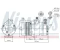 NISSENS Kompresor - klimatizace NIS 89197, 89197