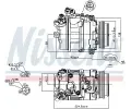 NISSENS Kompresor - klimatizace NIS 89199, 89199