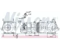 NISSENS Kompresor klimatizace NIS 89202, 89202