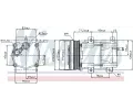 NISSENS Kompresor - klimatizace NIS 89205, 89205