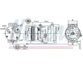 NISSENS Kompresor klimatizace NIS 89218, 89218