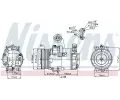 NISSENS Kompresor - klimatizace NIS 89222, 89222