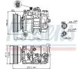 NISSENS Kompresor klimatizace NIS 89237, 89237
