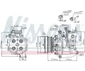 NISSENS Kompresor klimatizace NIS 89247, 89247