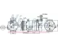 NISSENS Kompresor klimatizace NIS 89258, 89258