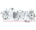 NISSENS Kompresor klimatizace NIS 89267, 89267