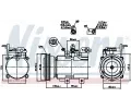 NISSENS Kompresor klimatizace NIS 89276, 89276