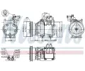 NISSENS Kompresor klimatizace NIS 89277, 89277