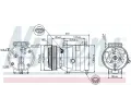NISSENS Kompresor klimatizace NIS 89281, 89281