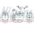 NISSENS Kompresor klimatizace NIS 89282, 89282