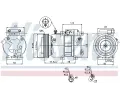 NISSENS Kompresor - klimatizace NIS 89285, 89285