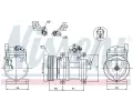 NISSENS Kompresor klimatizace NIS 89302, 89302