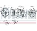 NISSENS Kompresor klimatizace NIS 89309, 89309