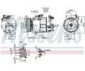 NISSENS Kompresor klimatizace NIS 89313, 89313