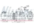 NISSENS Kompresor klimatizace NIS 89315, 89315