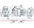 NISSENS Kompresor klimatizace NIS 89341, 89341