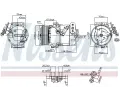 NISSENS Kompresor klimatizace NIS 89356, 89356