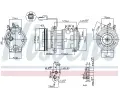 NISSENS Kompresor klimatizace NIS 89382, 89382