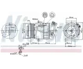NISSENS Kompresor klimatizace NIS 89392, 89392
