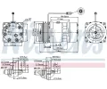 NISSENS Kompresor klimatizace NIS 89439, 89439