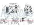 NISSENS Kompresor klimatizace NIS 89465, 89465