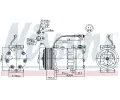 NISSENS Kompresor klimatizace NIS 89476, 89476