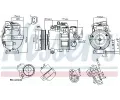 NISSENS Kompresor klimatizace NIS 89513, 89513
