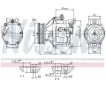 NISSENS Kompresor klimatizace NIS 89530, 89530