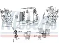 NISSENS Kompresor klimatizace NIS 89571, 89571