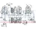 NISSENS Kompresor klimatizace NIS 89585, 89585
