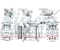 NISSENS Kompresor klimatizace NIS 89752, 89752
