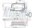 NISSENS Chladi oleje NIS 90599, 90599