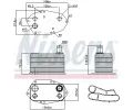 NISSENS Chladič oleje NIS 90786, 90786