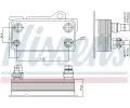 NISSENS Chladič oleje automatické převodovky ** FIRST FIT ** NIS 90863, 90863