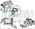 NISSENS Chladi oleje NIS 90924, 90924
