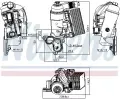 NISSENS Chladi oleje NIS 90953, 90953