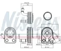 NISSENS Chladič oleje NIS 90970, 90970