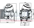 NISSENS Chladi oleje NIS 91154, 91154