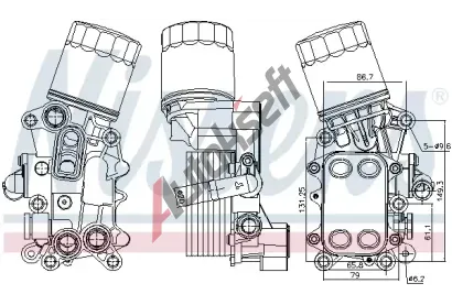 NISSENS Chladi oleje NIS 91311, 91311