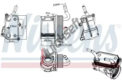 NISSENS Chladi oleje NIS 91317, 91317