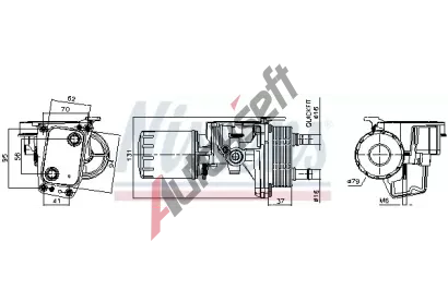 NISSENS Chladi oleje NIS 91337, 91337