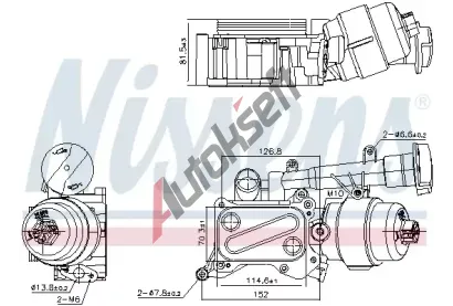 NISSENS Chladi oleje NIS 91346, 91346