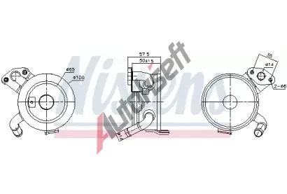 NISSENS Chladič oleje NIS 91379, 91379 NISSENS Chladič oleje NIS 91379, 91379