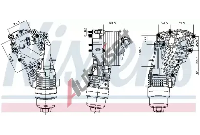 NISSENS Chladi oleje NIS 91399, 91399