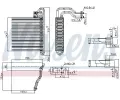 NISSENS Vparnk klimatizace NIS 92333, 92333
